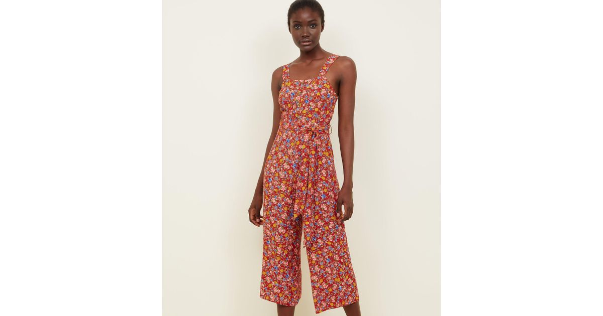 new look pink polka dot jumpsuit