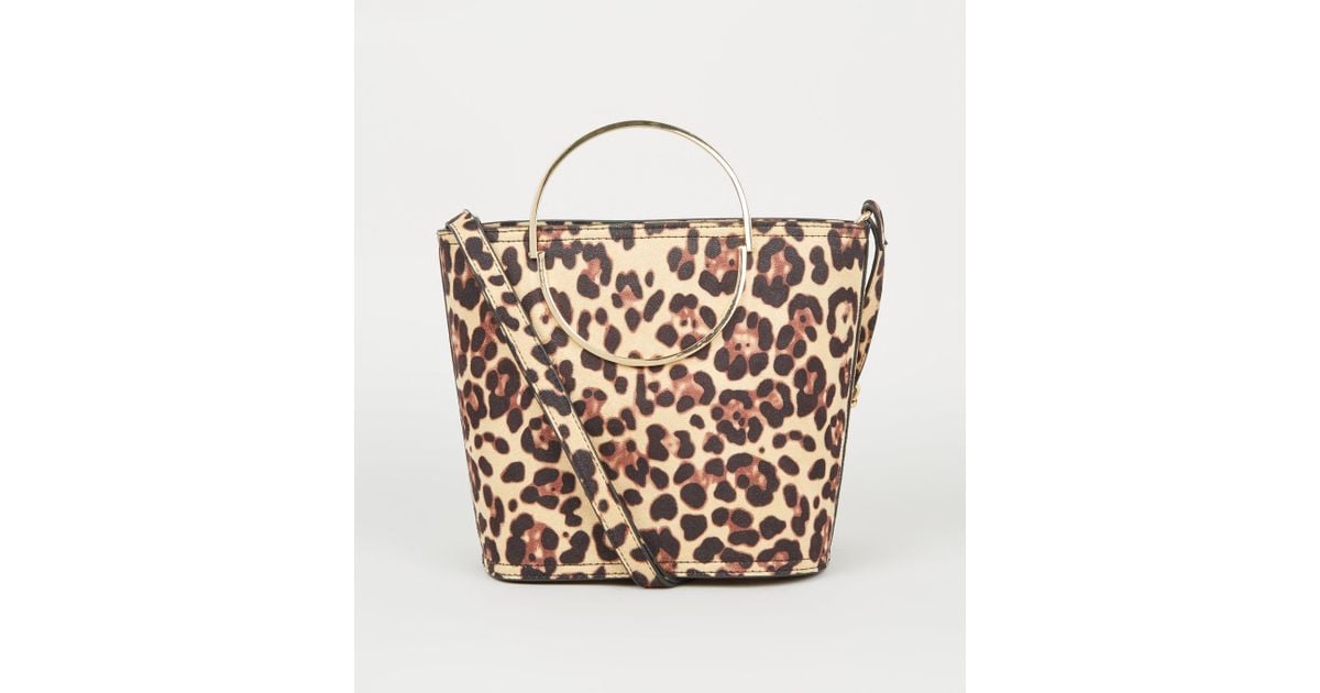 new look animal print bag