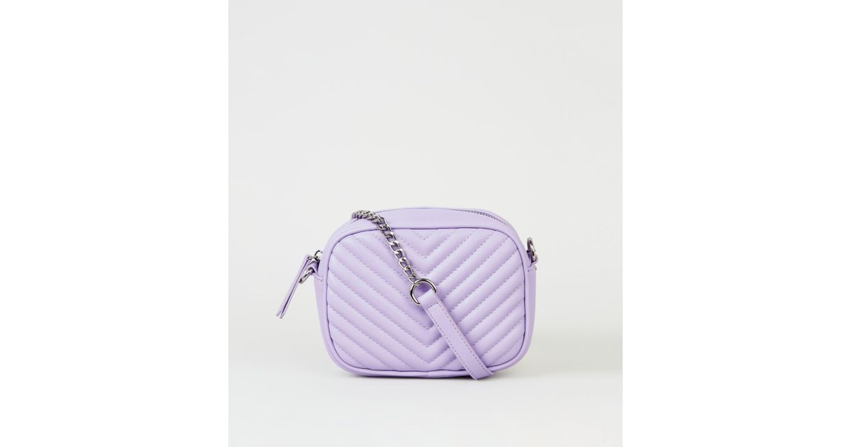 new look purple bag