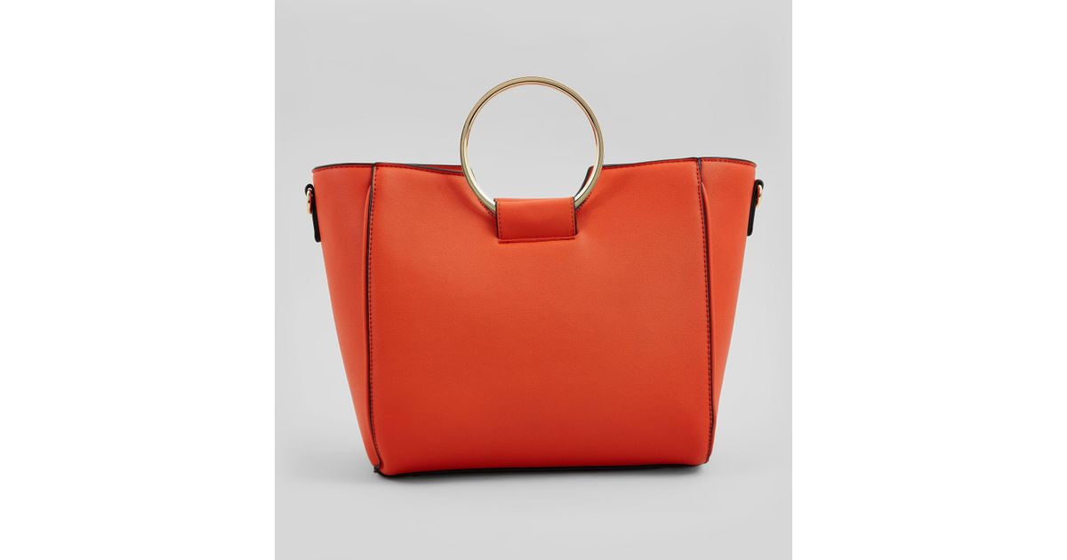 new look orange bag