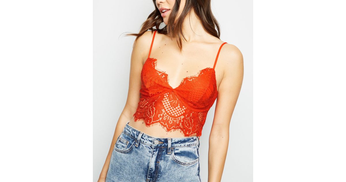 new look bralette top