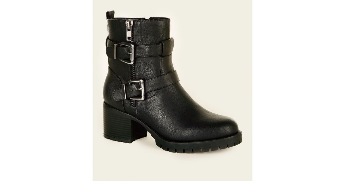 new look biker boots