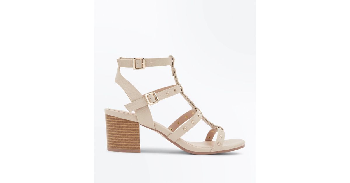 new look gladiator heels