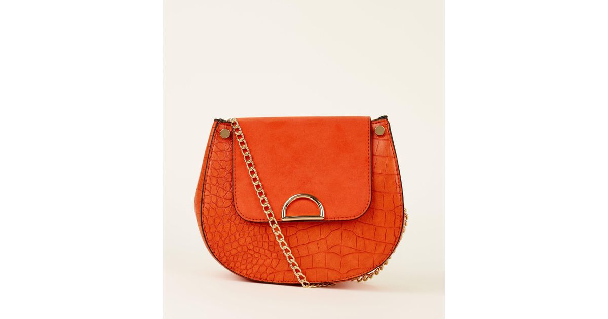 new look croc bag