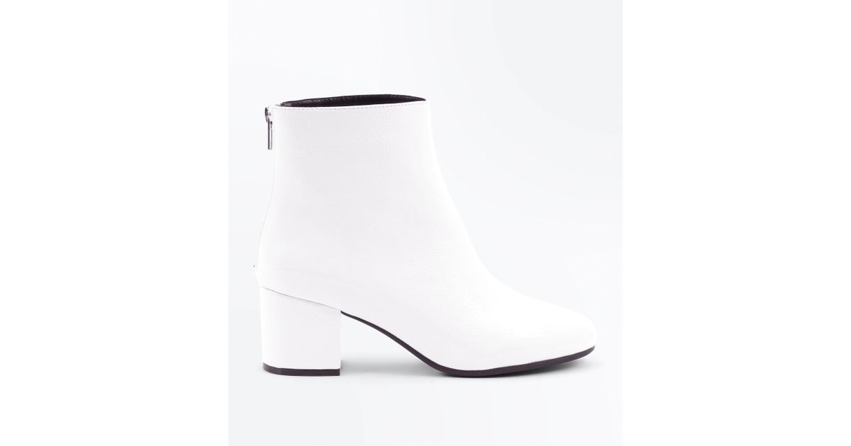 new look white boots