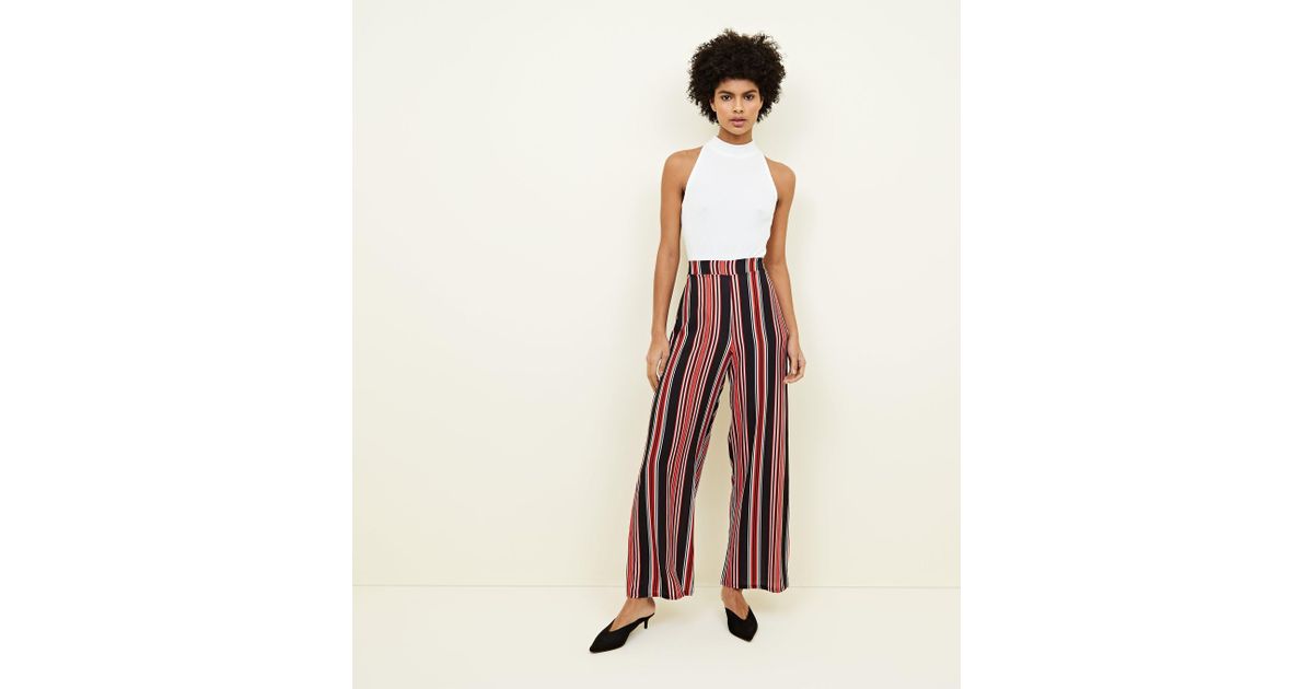 new look striped pants