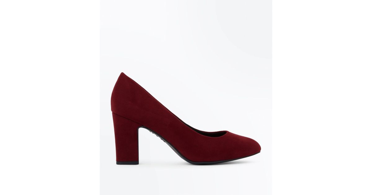 burgundy wide fit shoes