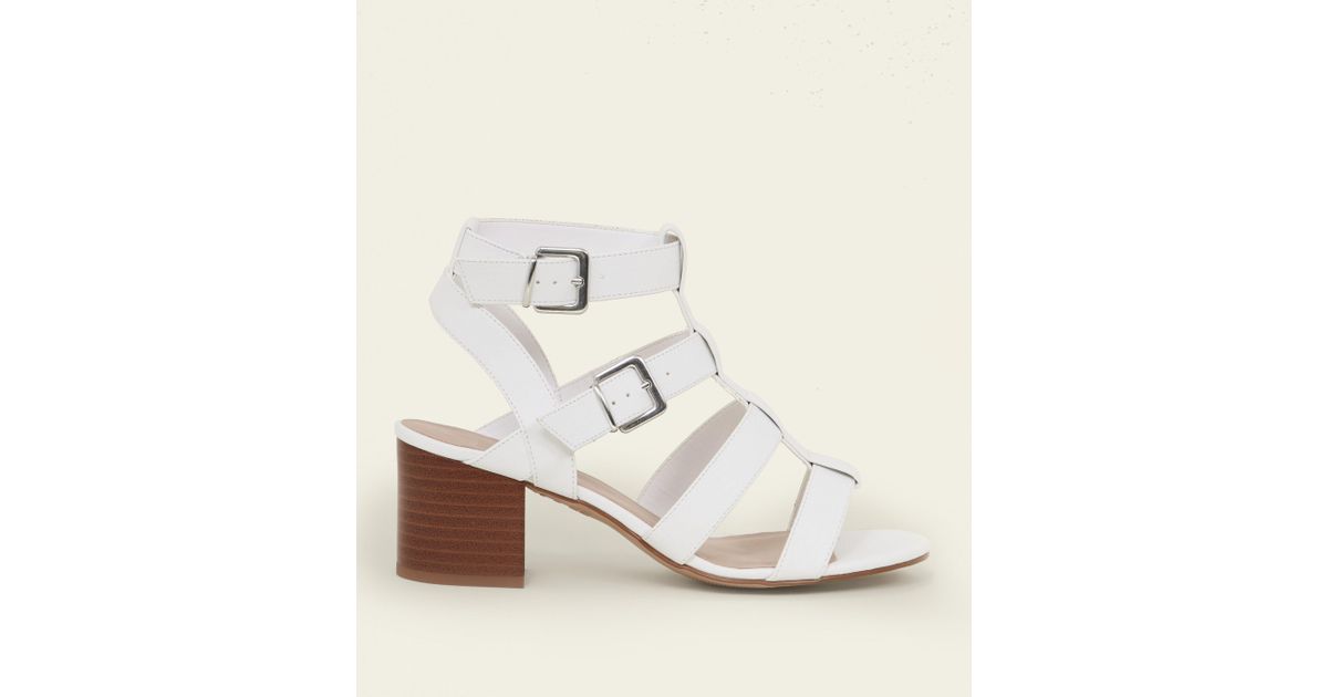 new look gladiator heels