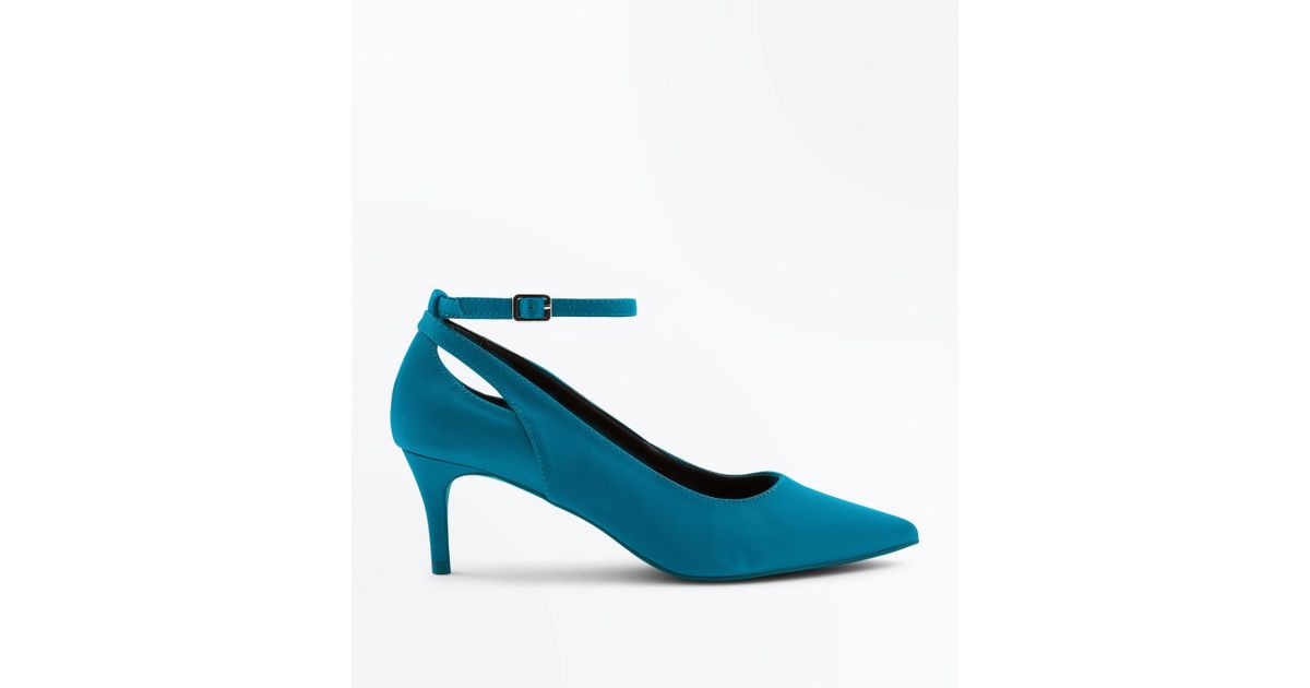 turquoise shoes new look