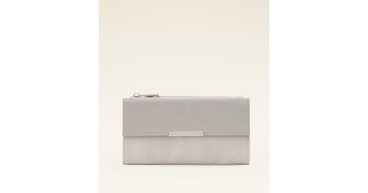 grey colour purse
