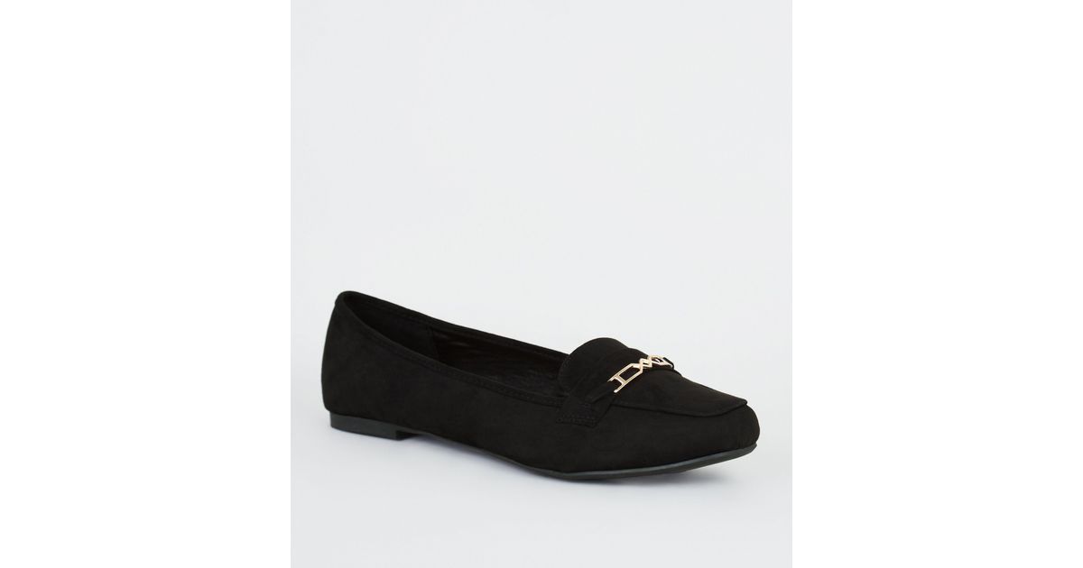 new look loafers wide fit