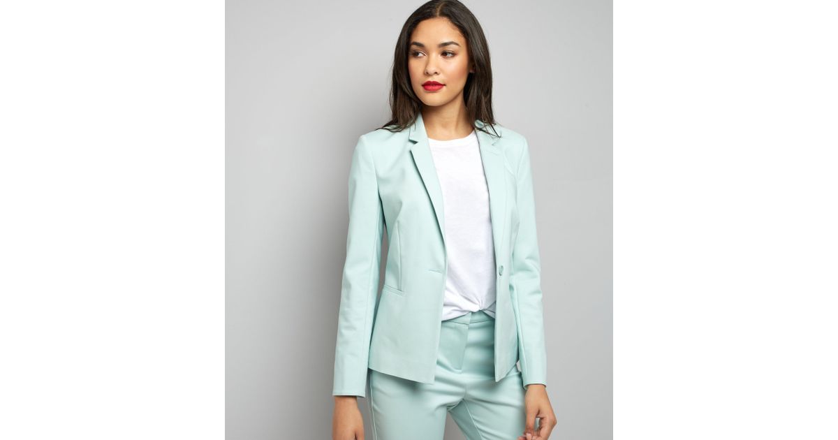mint green ladies suits