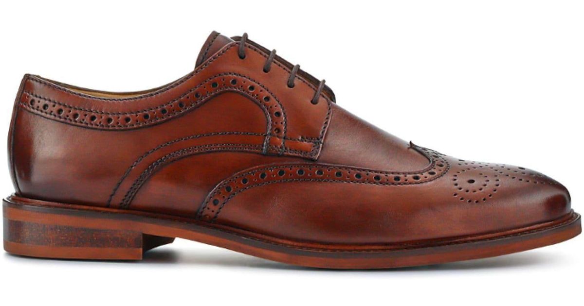 Jones Bootmaker Longwood Derby Brogues in Brown for Men | Lyst