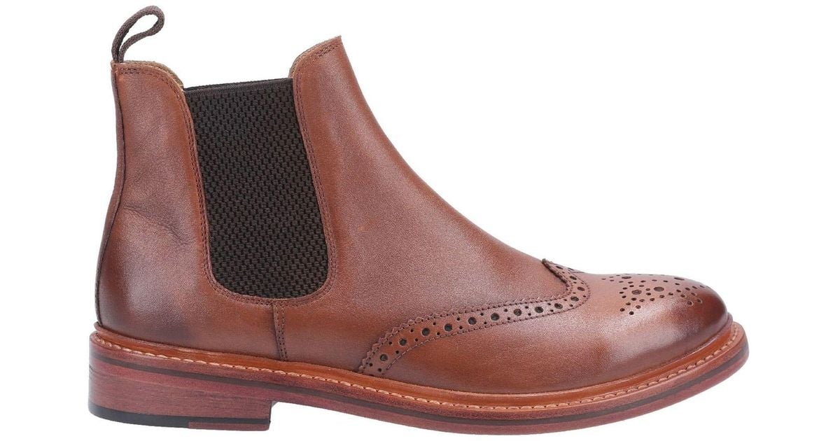 Cotswolds Siddington Chelsea Boots in Brown for Men | Lyst