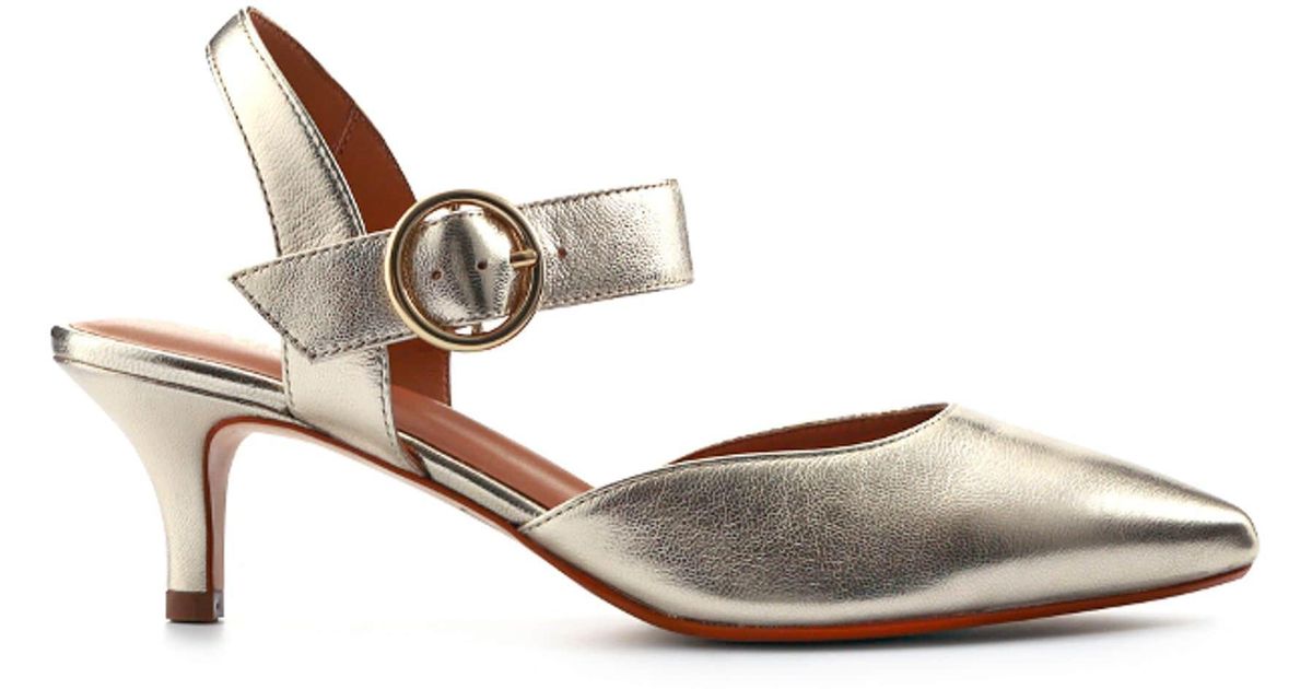 Jones Bootmaker Yohanna Leather Court Shoes in White | Lyst