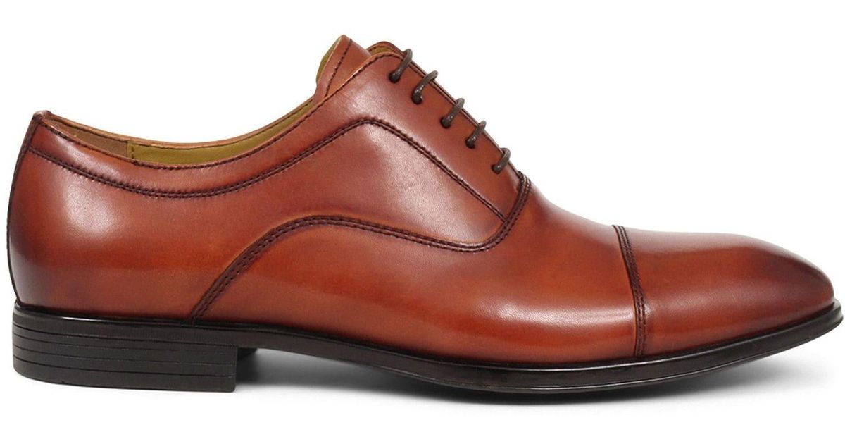 Bootmaker Meta Jones Bootmaker Middleham Leather Oxford Shoes in Red for Men | Lyst