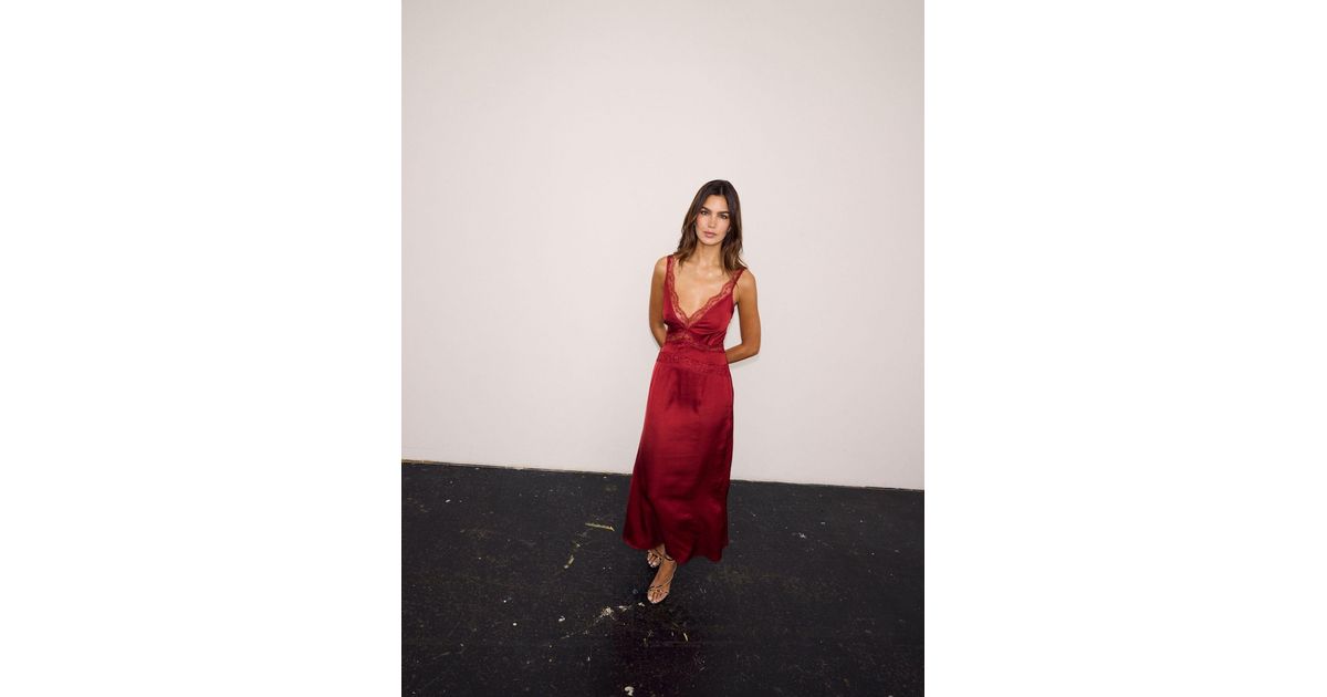 Never Fully Dressed Gianna Dress in Red | Lyst