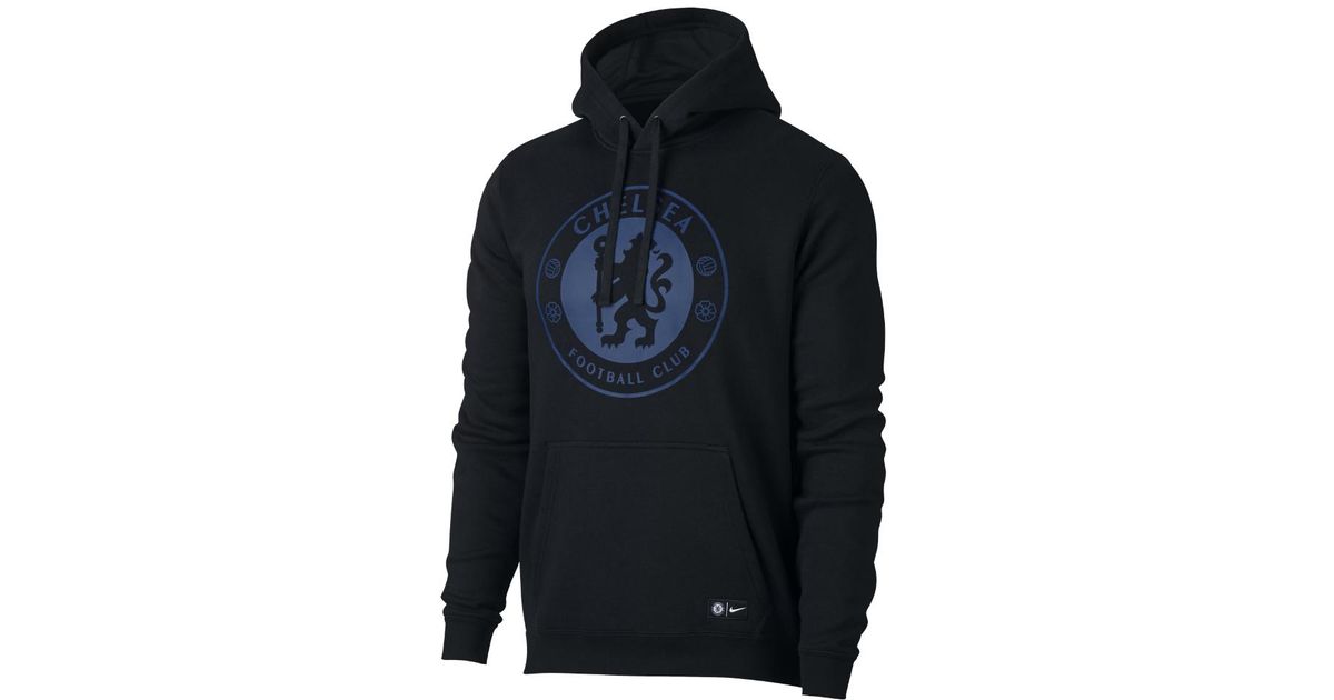 Nike Fleece Chelsea Fc Crest Men's Pullover Soccer Hoodie in Blue for Men |  Lyst