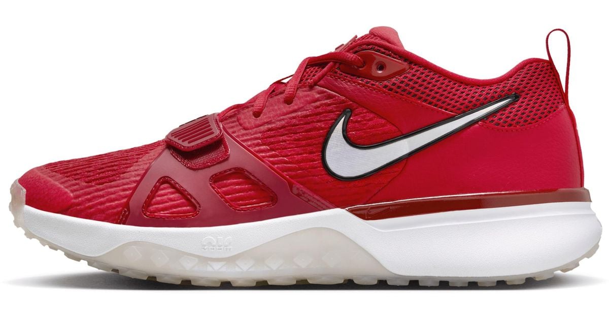 Nike Air Zoom Diamond Elite Turf Baseball Shoes in Red for Men Lyst
