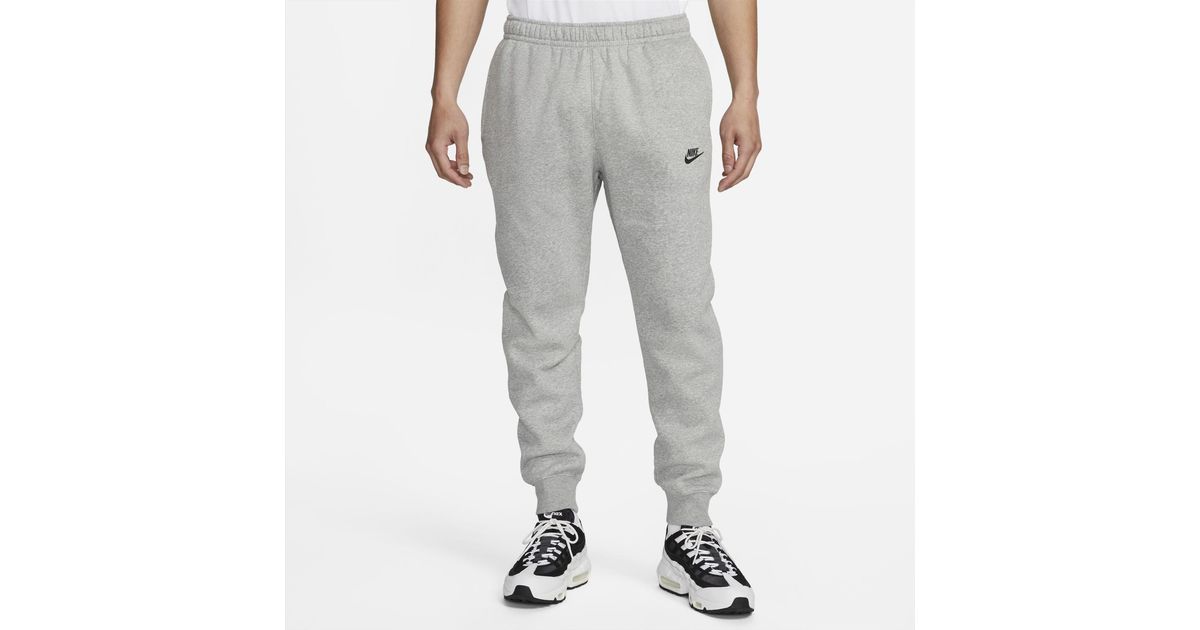 Nike Sportswear Club Fleece Joggers Grey in Grey for Men Lyst UK