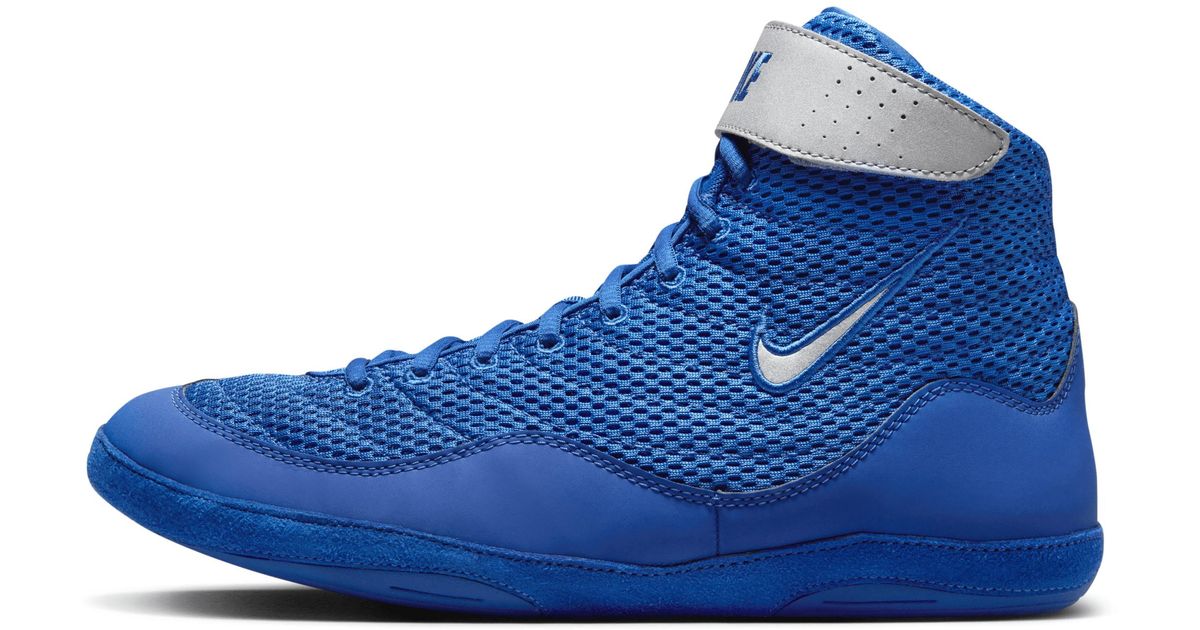 Nike Inflict Wrestling Shoes in Blue Lyst