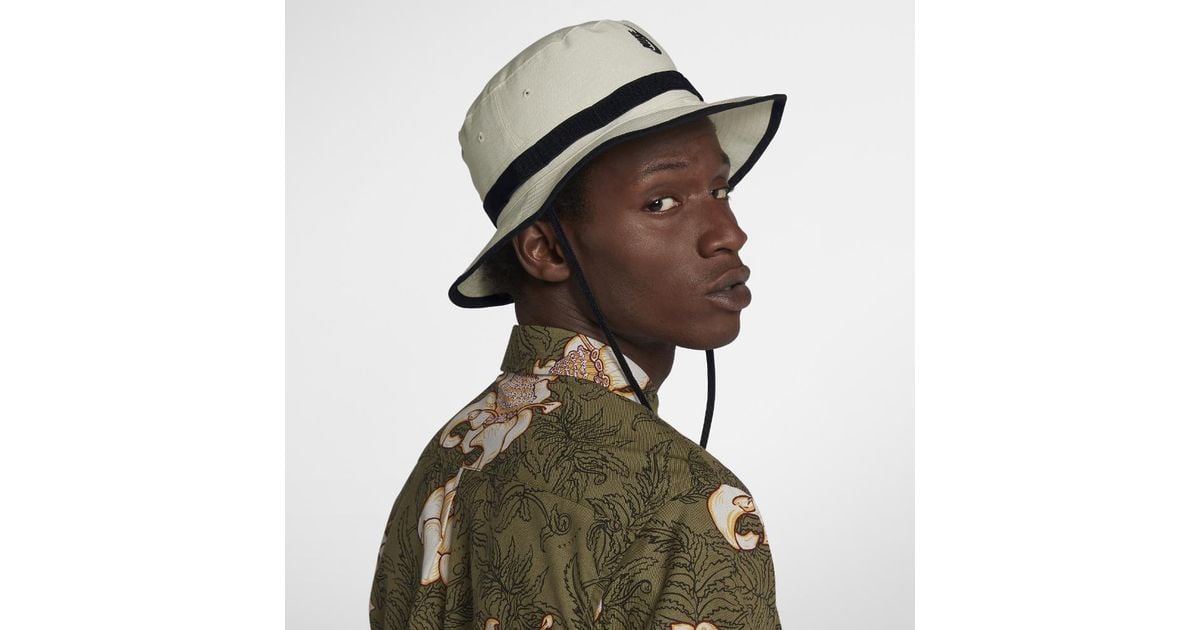 nikelab camo bucket hat