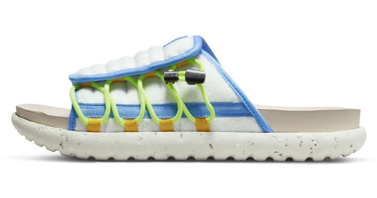 white nike asuna slides