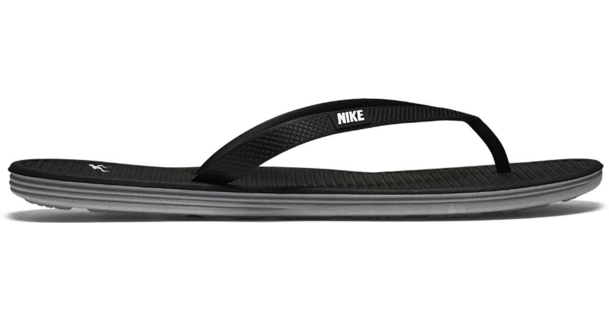 Nike Solarsoft Ii Men's Flip Flop in Black for Men | Lyst