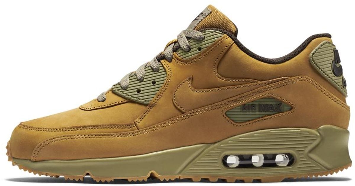 Nike Leather Air Max 90 Winter Premium in Brown for Men - Lyst
