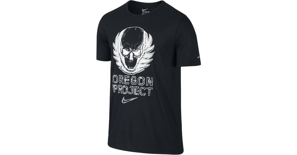 Nike Oregon Project Men's T-shirt in Black for Men | Lyst