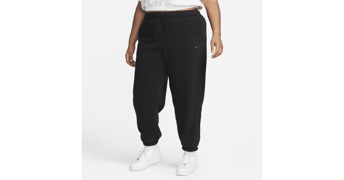 Nike Sportswear Plush Jogger Pants (plus in Black | Lyst