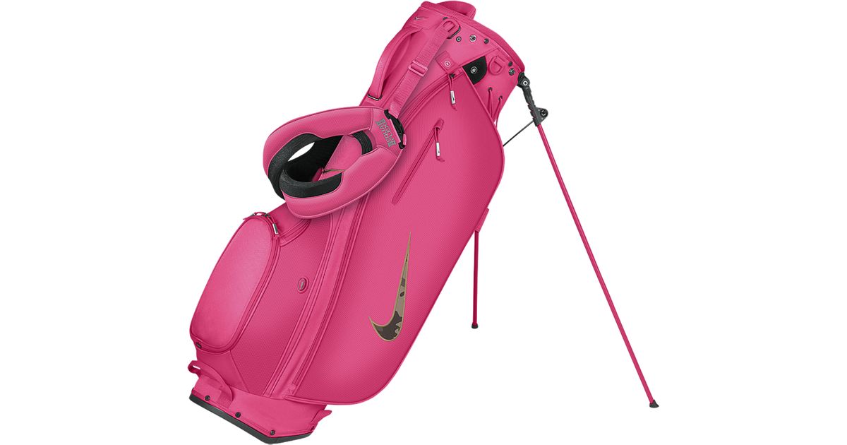 Nike Fleece Sport Lite Carry Ii Women's Golf Bag (pink) - Lyst