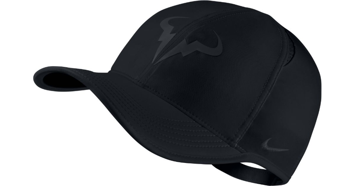 Nike Court Featherlight Rafael Nadal Premier Adjustable Tennis Hat (black)  for Men | Lyst