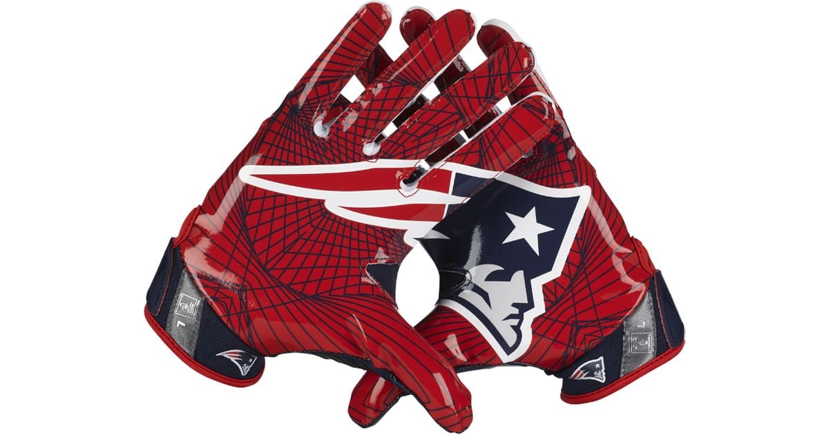 Nike Jet 4 (nfl Patriots) Men's Football Gloves in Red for Men Lyst