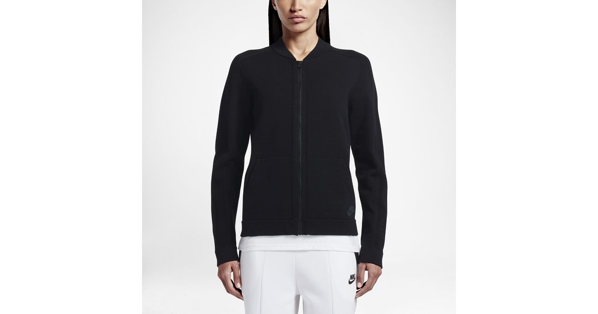 nike tech knit jacket women's