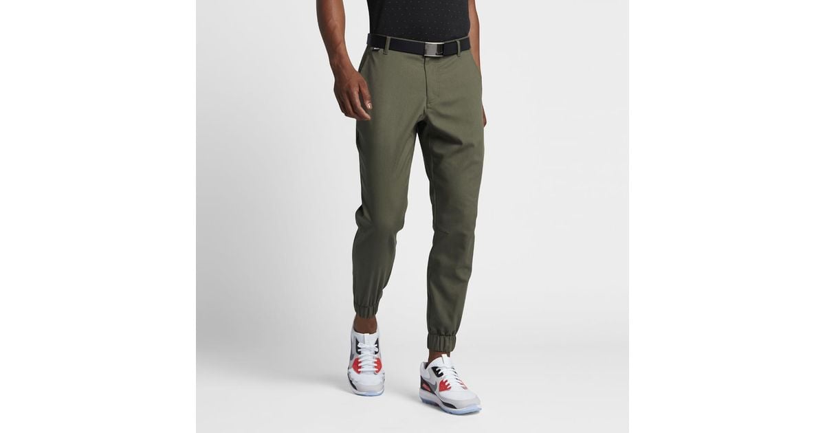 Nike Synthetic Oxford Jogger Men's Golf Pants in Cargo Khaki/Black (Green)  for Men | Lyst