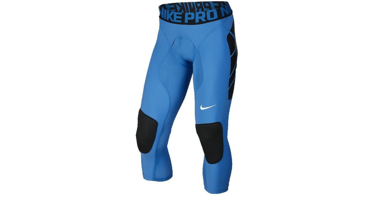 Nike Pro Hyperstrong Men's Baseball Slider Tights in Blue for Men | Lyst