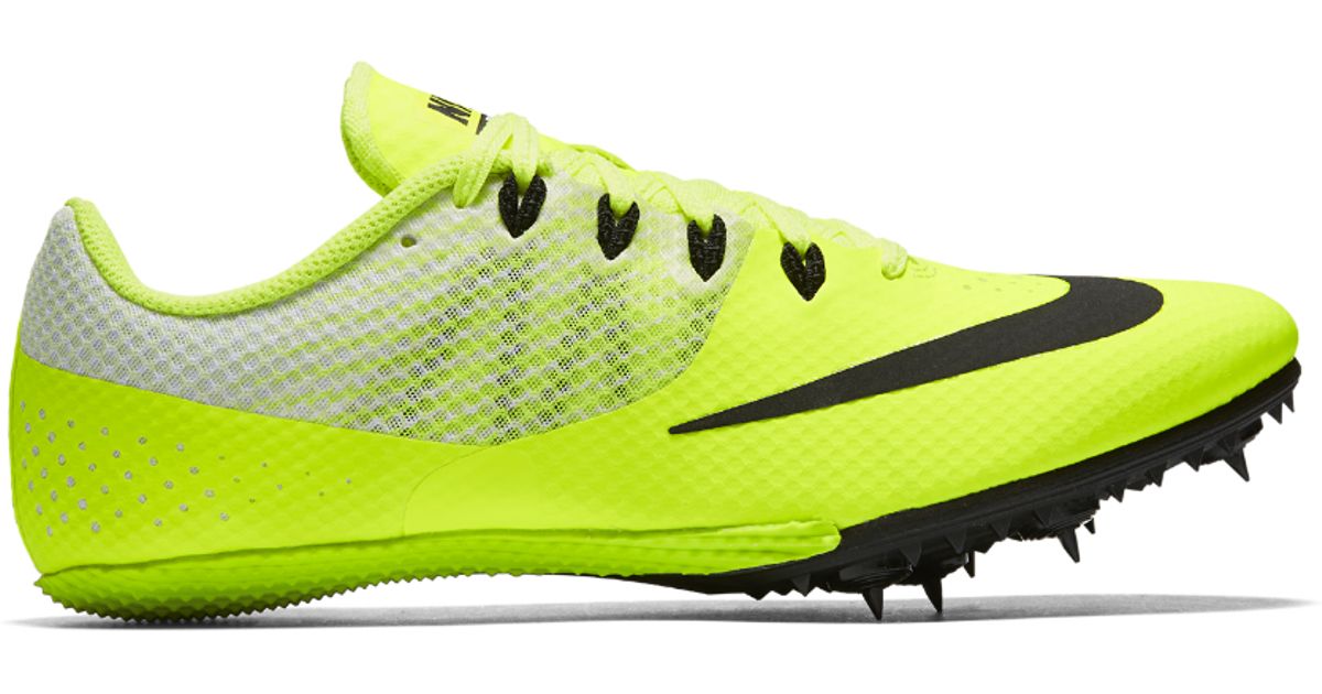 Nike Rubber Zoom Rival S 8 Sprint Spike in Yellow for Men - Lyst