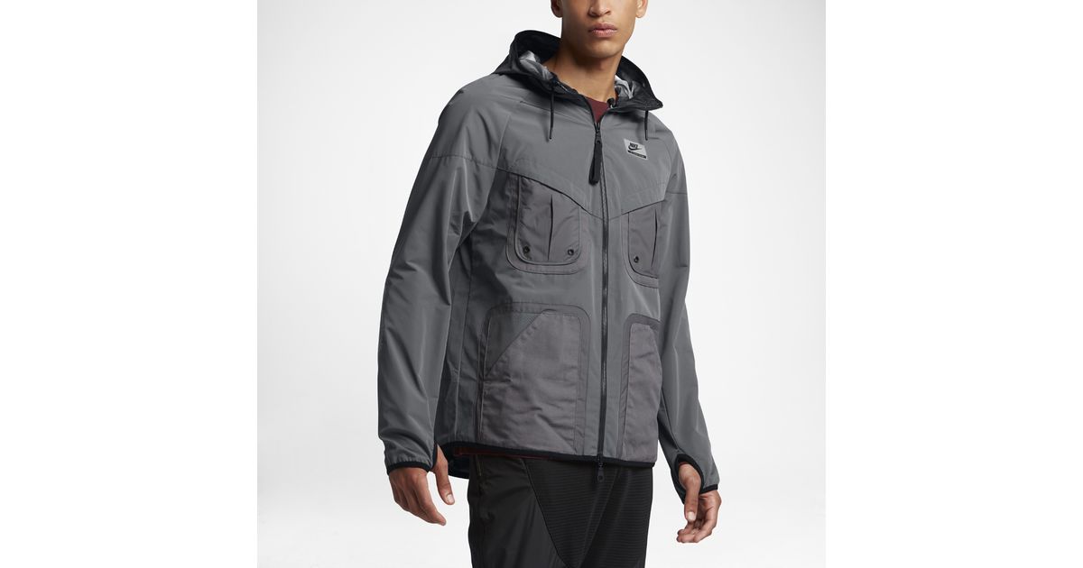 Nike International Windrunner Jacket in Gray Men Lyst
