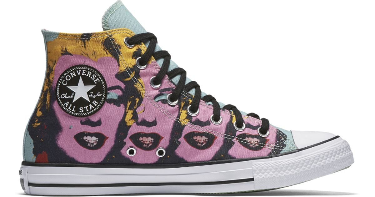 converse chuck taylor all star andy warhol marilyn monroe low top