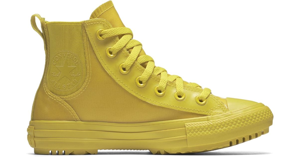 Converse Chuck Taylor All Star Rubber Chelsee Women's Boot in Yellow - Lyst