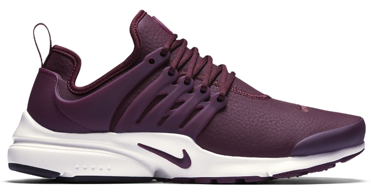 nike air presto premium maroon