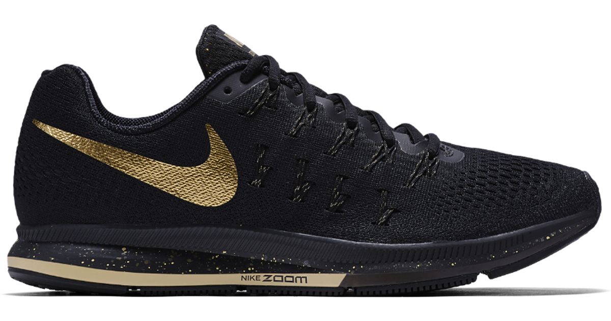 nike air zoom pegasus 33 black and gold