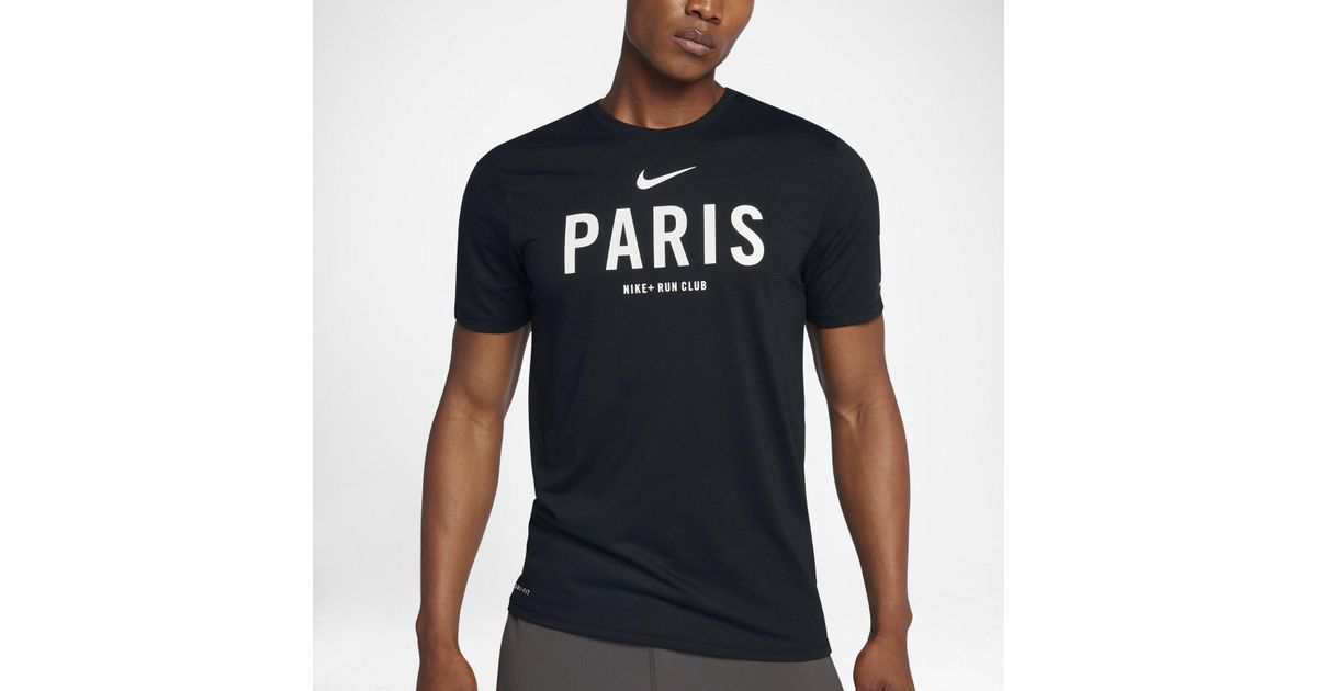 Nike Dry Run Club (paris) in Black for Men | Lyst UK