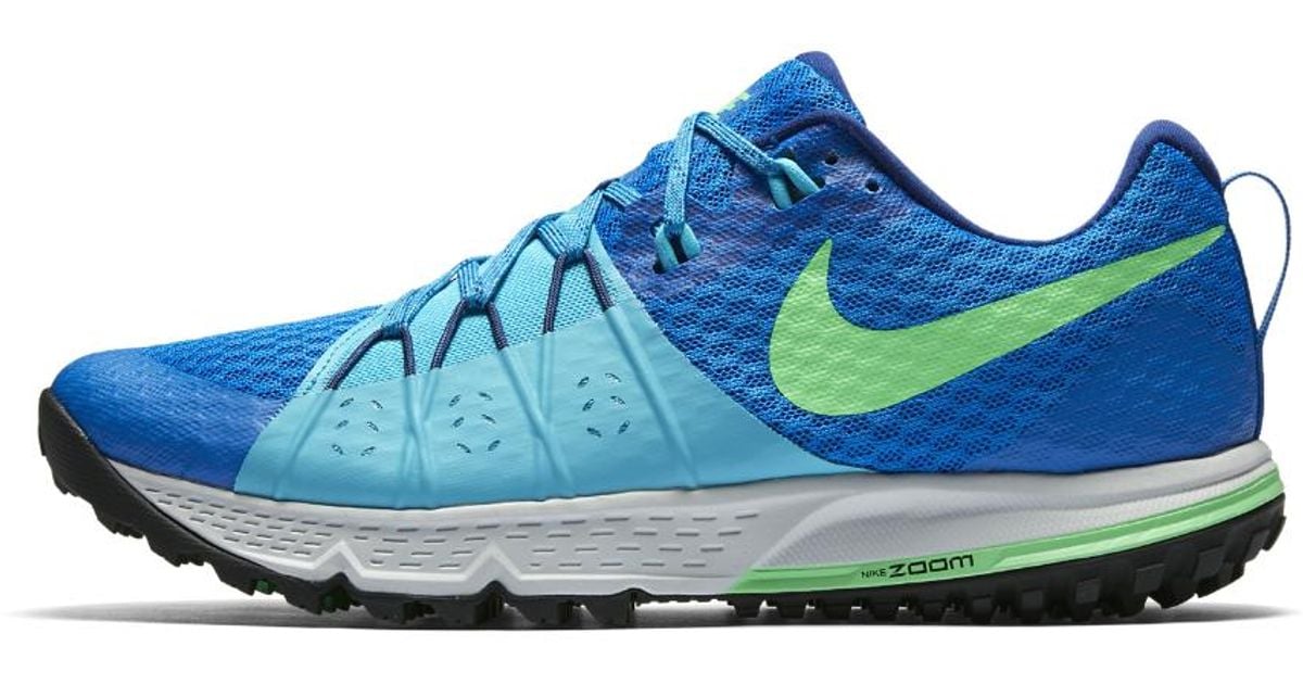 Nike Rubber Air Zoom Wildhorse 4 Men's Running Shoe in Blue for Men | Lyst