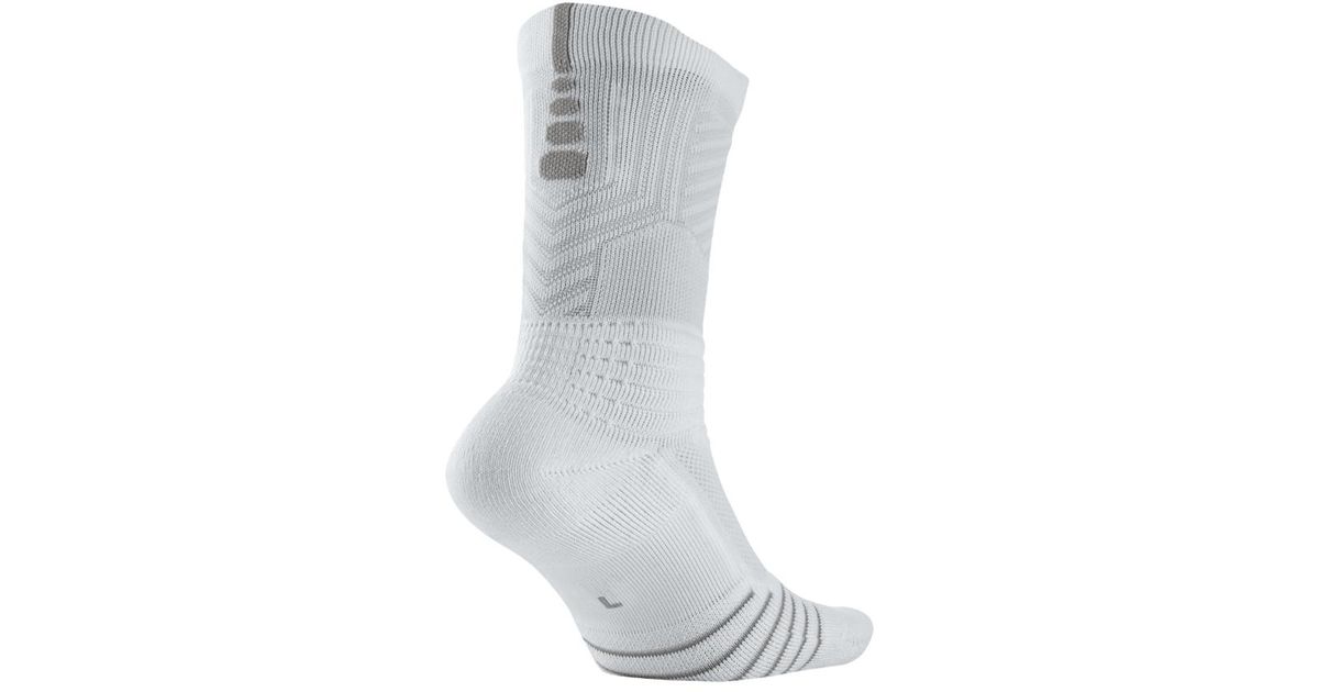 Nike Synthetic Elite Versatility Ascension Basketball Socks in Gray for Men  - Lyst
