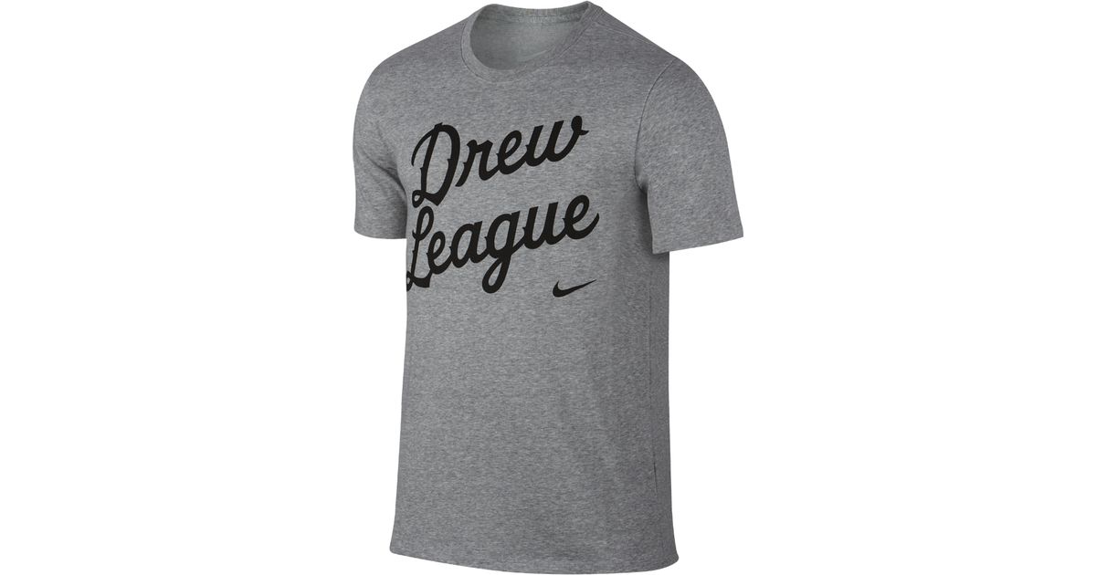 Nike Dry Drew League Men's T-shirt in Gray for Men
