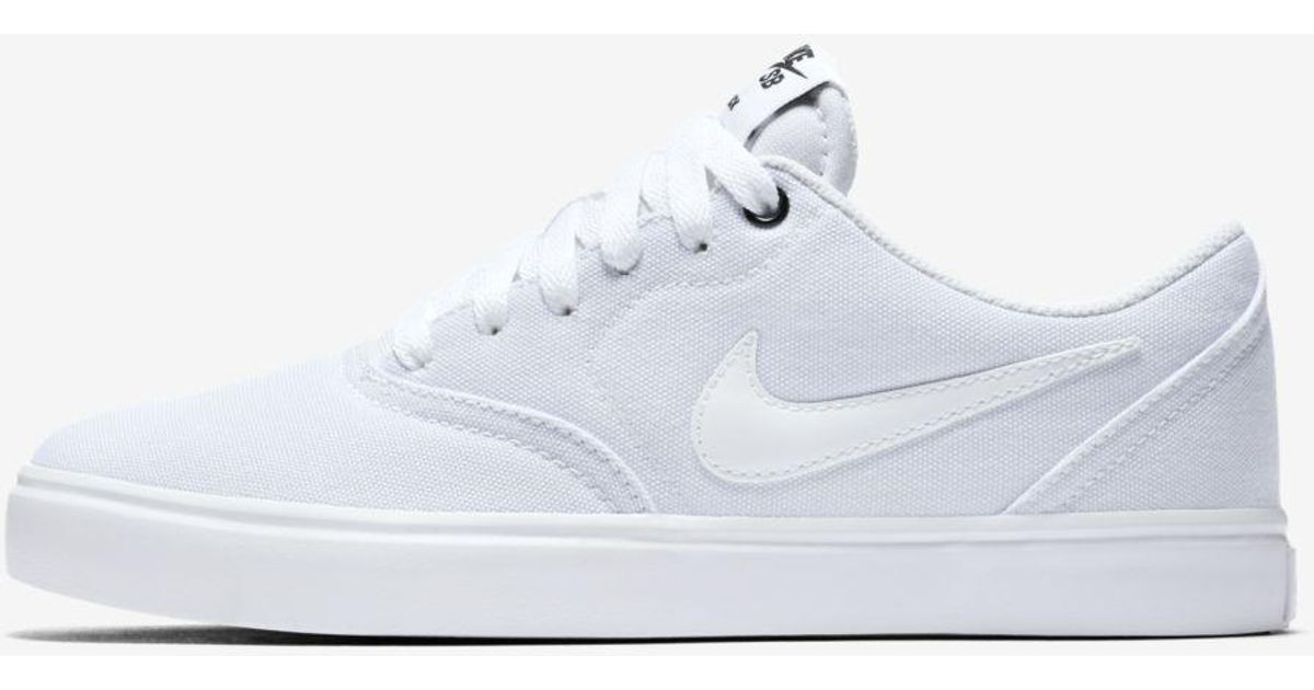 nike sb solarsoft canvas white