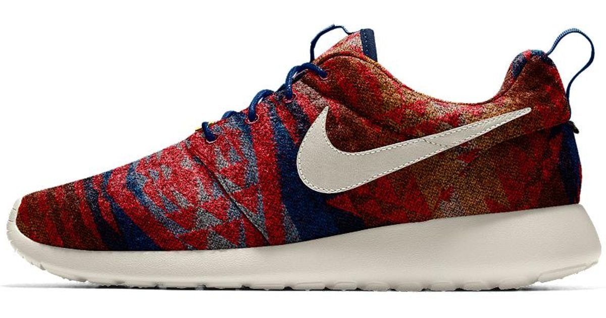 Nike Roshe One Premium Pendleton Id Men s Shoe in Red for Men Lyst
