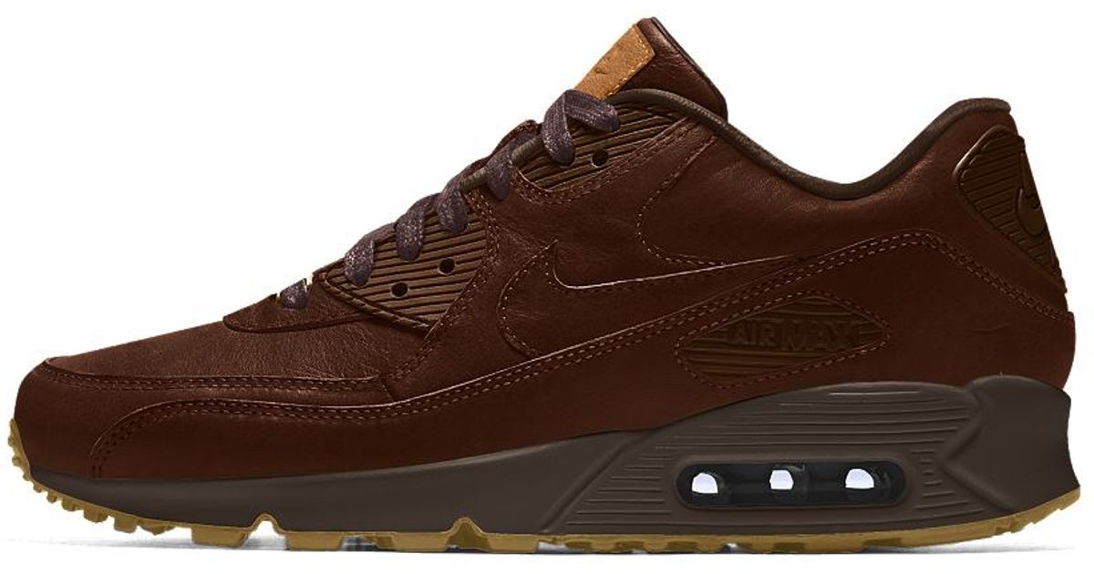 Nike Air Max 90 Premium Will Leather Goods Id Men's Shoe in Black for